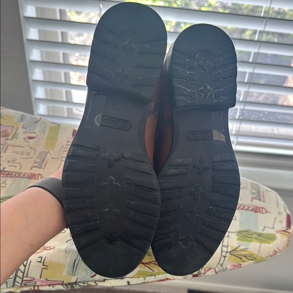 Clarks Mullin Spice Knee-High brown leather riding Boots - Picture 5 of 13